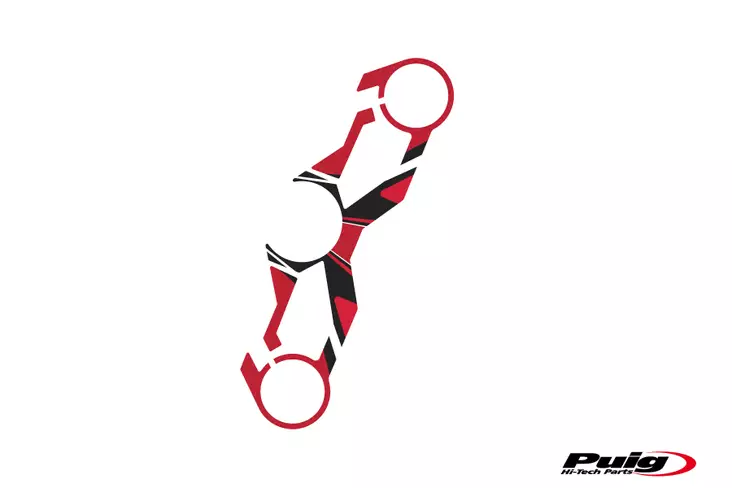 Puig Yoke Protector Kawasaki Ninja 250Sl 15-16' C/Red - Moottoripyörän kaatumatapit - D301424 - 1