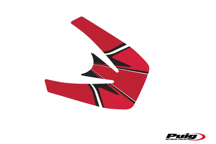 Puig Yoke Protector Shiver 750 07-17 C/Red - Moottoripyörän kaatumatapit - D300414 - 1