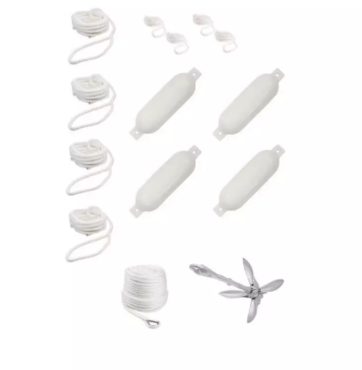 Qvarken Varustepaketti Medium 12mm valkoinen - Veneen Varustepaketit - D434524 - 1