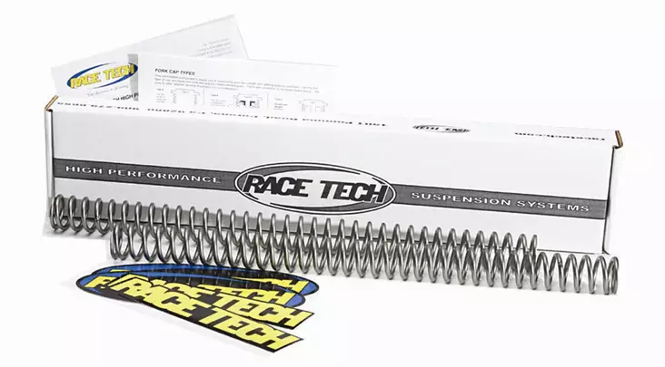 Race Tech Gaffelfjädrar F4146 0,42kg 41,2x461mm - Etuteleskooppien jouset - D229014 - 1