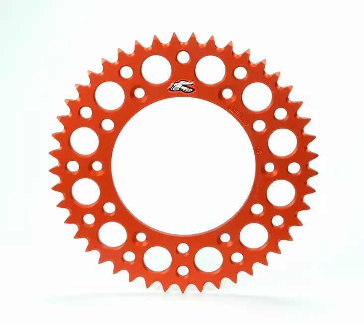 Renthal Rear Sprocket fits for SX65 25-.. 50t Orange - Moottoripyörän takarattaat - D509814 - 1