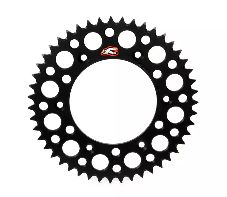 Renthal Takaratas CR 84-07 CRF 02- 49t GR Musta - Moottoripyörän takarattaat - D445804 - 1