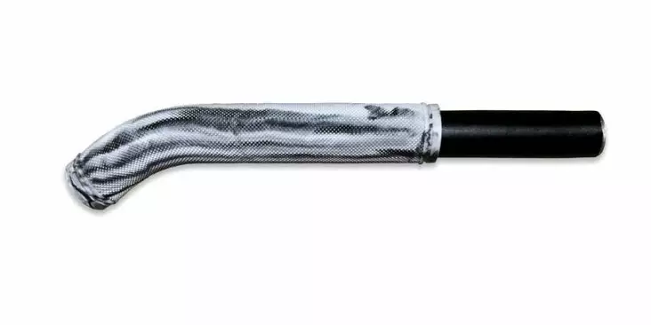 RSI 7" Tupit Musta/valkoinen/harmaa Swirl PR - Moottorikelkan ohjaustangon tupit - D366424 - 1