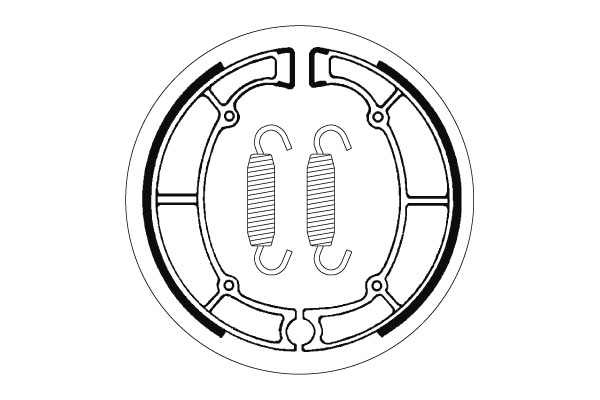Sbs Jarrukengät - Moottoripyörän jarrukengät - D2414 - 1