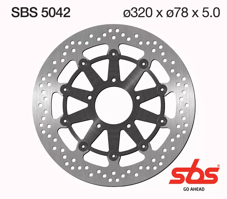Sbs Jarrulevy Standard - Moottoripyörän jarrulevyt - D241674 - 1
