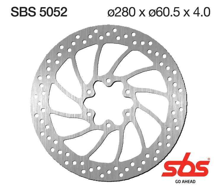 Sbs Jarrulevy Standard - Moottoripyörän jarrulevyt - D241684 - 1