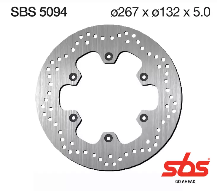 Sbs Jarrulevy Standard - Moottoripyörän jarrulevyt - D241724 - 1