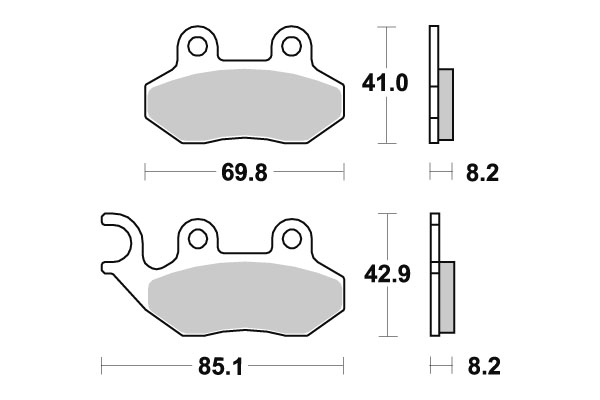 Sbs Jarrupalat Carbon Tech - Mopon Jarrupalat - D194634 - 1