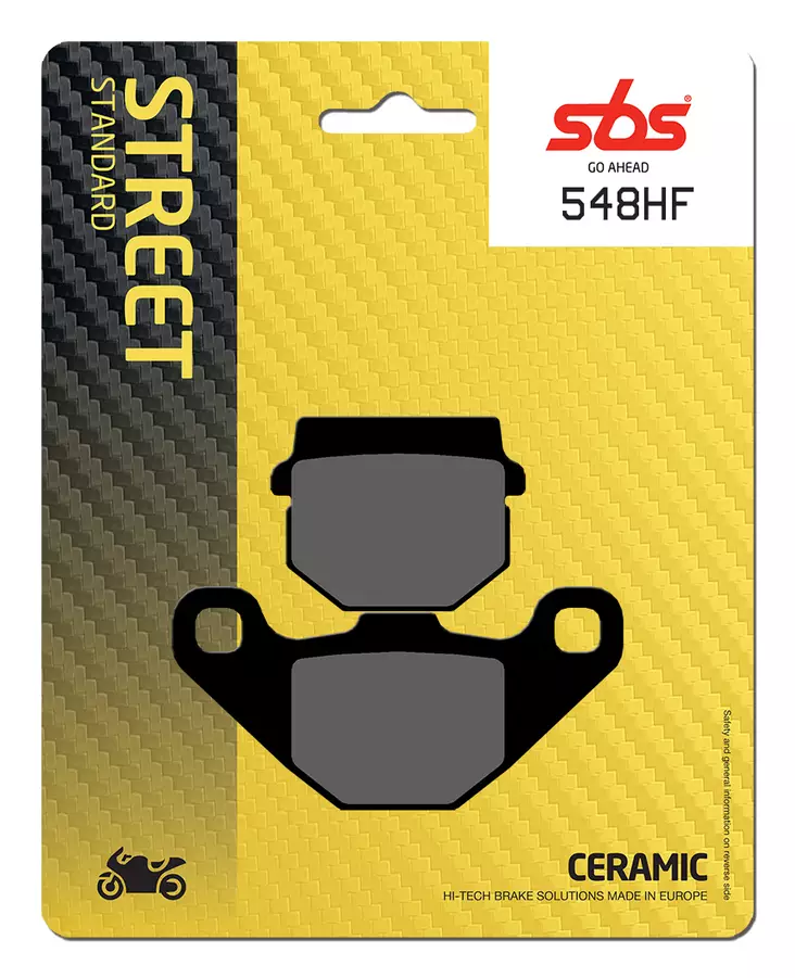 Sbs Jarrupalat Ceramic - Moottoripyörän jarrupalat - D2514 - 1
