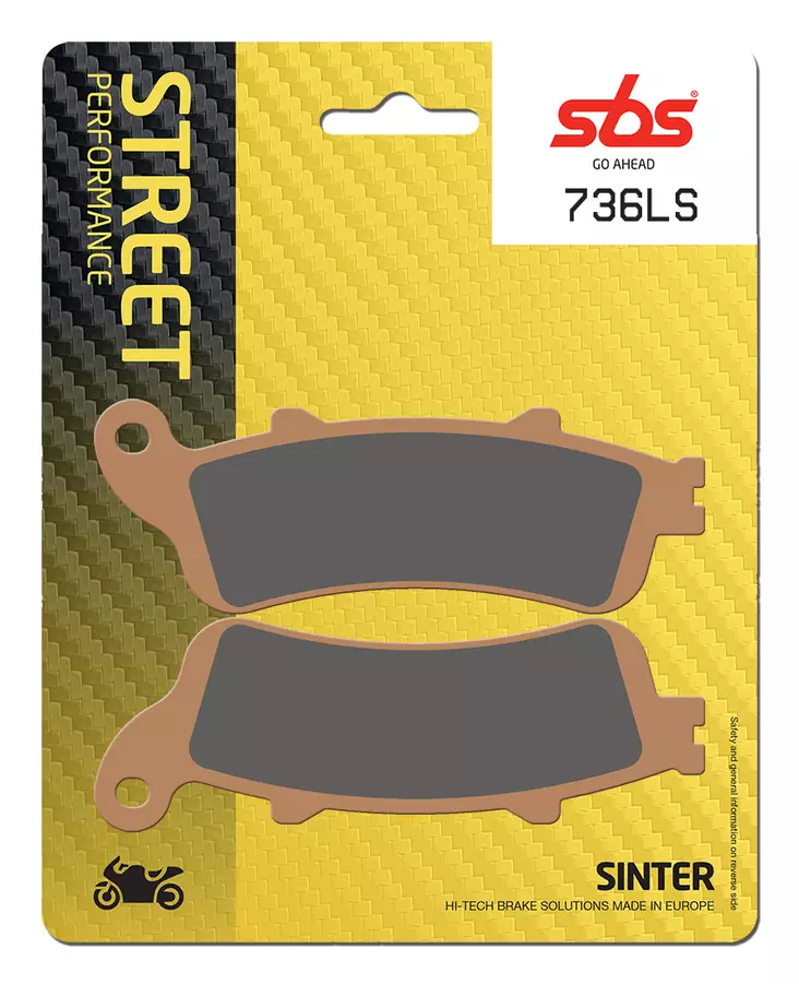 Sbs Jarrupalat Sintered Taakse - Moottoripyörän jarrupalat - D2764 - 1