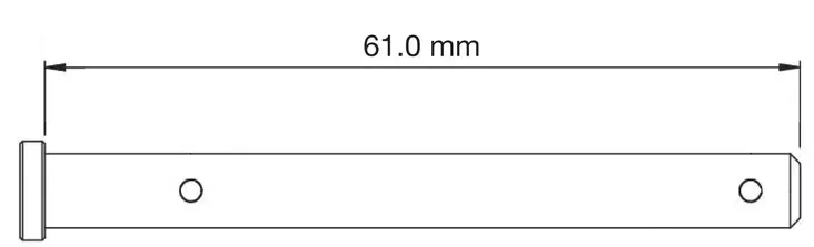 Sbs Sokkatappi takajarrusatulaan KTM/Husq. - Moottoripyörän jarrujen muut osat - D212244 - 1