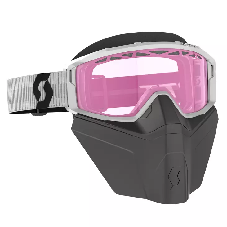 Scott Goggle Primal Safari Facemask white rose - Kelkkailu ajolasit & linssit - D443734 - 1