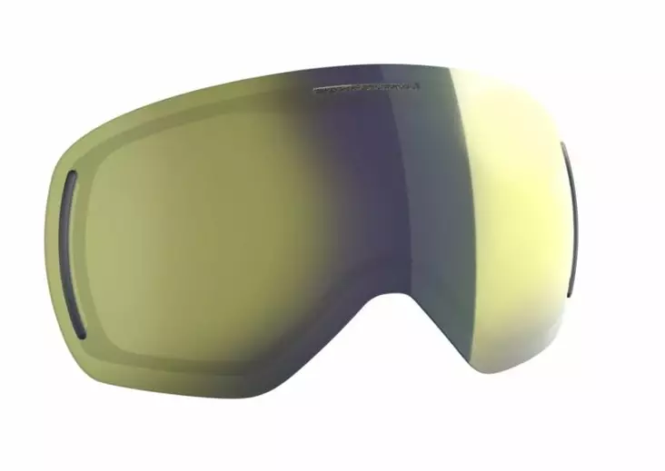 Scott Repl Lens LCG Evo w/ Case enhancer yellow chrome - Kelkkailu ajolasit & linssit - D324664 - 1