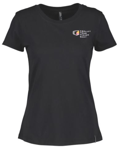 Scott T-Paita Naisten Amplifier SS Musta - Vapaa-ajan paidat - D414674 - 1