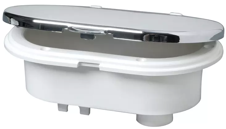 Showerbox with 2,5m hose Chromed - Veneen LVI - D202164 - 1