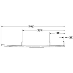 Sno-X Ripper Four Ohjausrauta pari 4" Kovametalli - Moottorikelkan ohjausraudat - D10824 - 1
