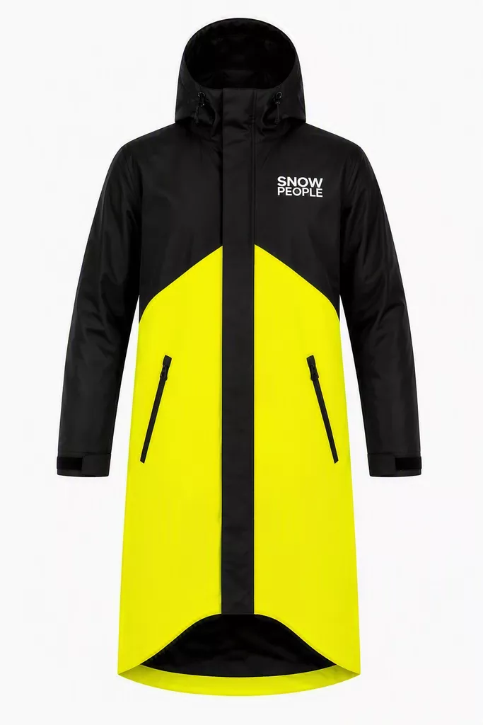 Snowpeople Shield Varikkotakki Musta/Hivis - Kelkkailutakit - D546684 - 1