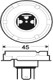 Solero Poltin 45/40W P45T - Polttimot - D9454 - 1