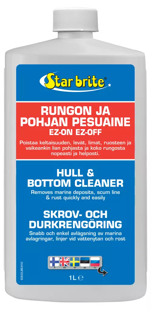 Star brite EZ-ON EZ-OFF rungon pesuaine & näkinpoisto 1L - Veneen Pesu- & hoitoaineet - D259554 - 1