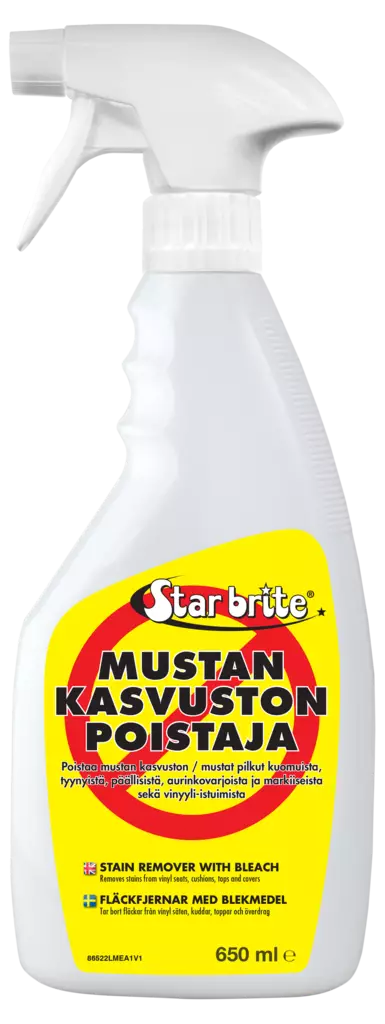 Star brite Mustan kasvuston poistaja 650ml spray - Veneen Pesu- & hoitoaineet - D259514 - 1