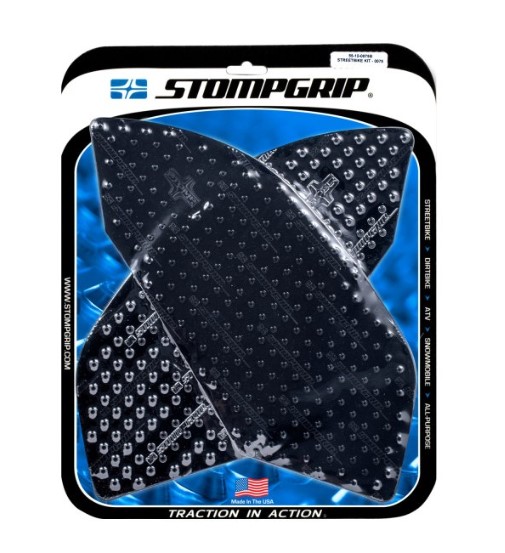 Stompgrip Street Bike Tank Grips - Volcano - 0075 : Black - Moottoripyörän tankinsuojat - D270574 - 1