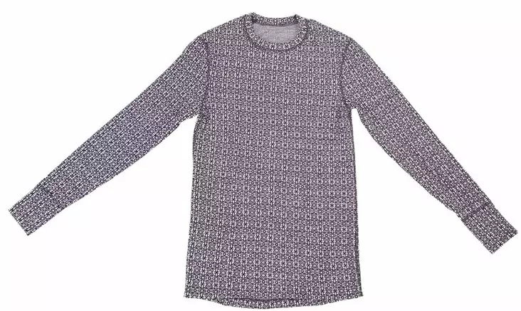 SVALA Merino Design O-neck Paita Jacquard musta/valkoinen - Kelkkailu alusvaatteet & kypärähuput - D482254 - 1