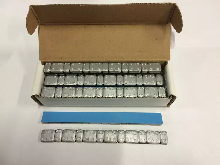 TAS.PAINO 6x2.5gr + 6x5gr (15kpl) Kork. 5mm Lev.12.2mm (FE) - Rengastarvikkeet, muut - D146924 - 1