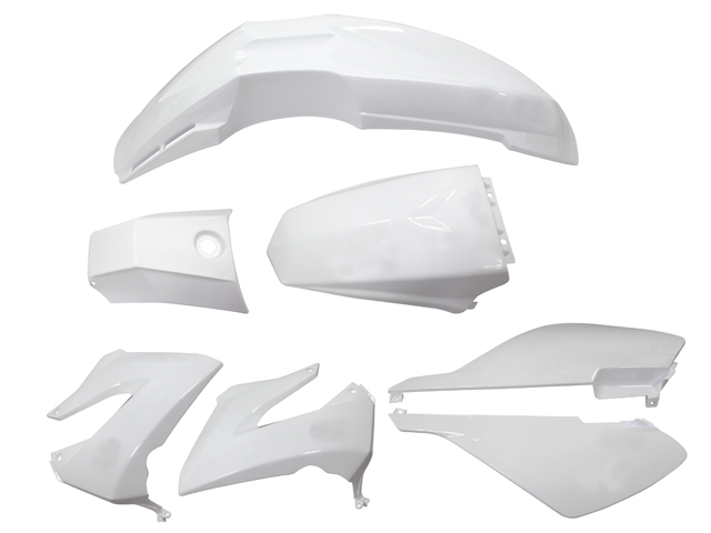 Tec-X Muovisarja Valkoinen Derbi Senda R X-Treme 03-10 SM X-Treme 02-10 - Mopon Muovisarjat & tarrat - D101094 - 1