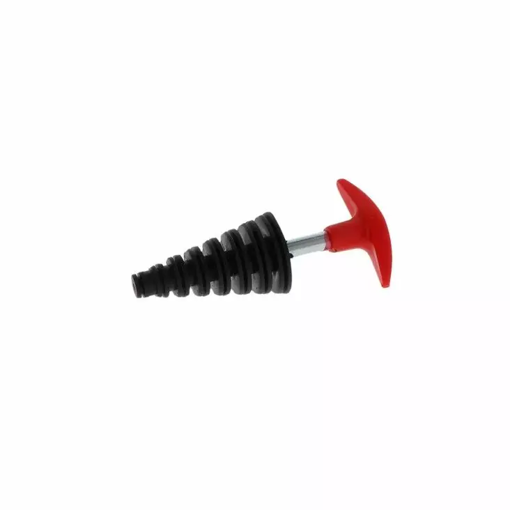 TMV PVC Exhaust Plug 2-Stroke - Red - Moottoripyörän äänenvaimentimen varaosat - D450124 - 1