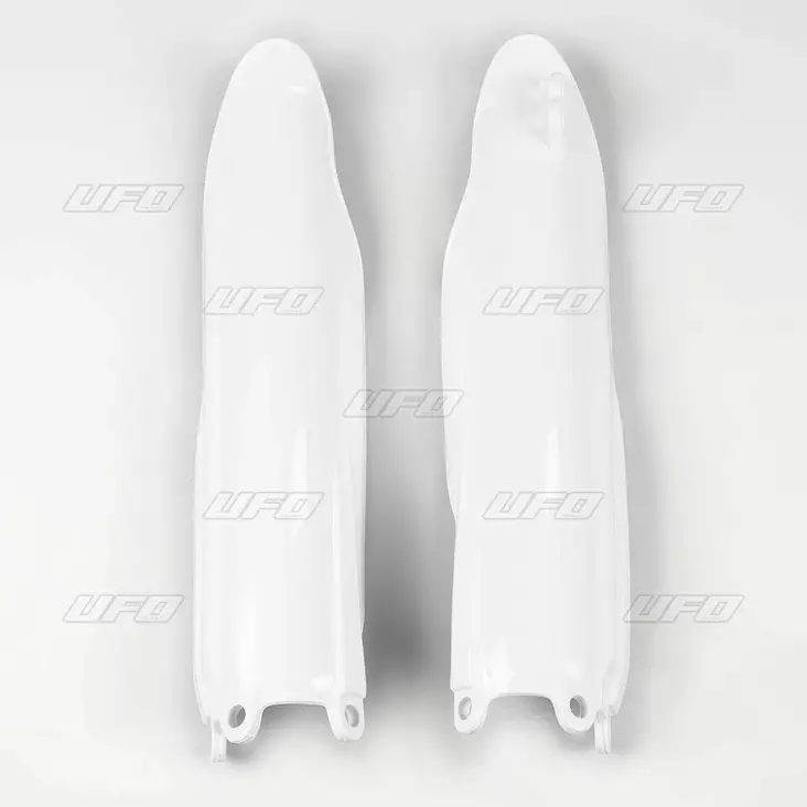 UFO Etuhaarukan suojat YZ125/250 08-21 /YZ250/450F 08-09 Valkoinen 046 - Moottoripyörän haarukansuojat - D219584 - 1