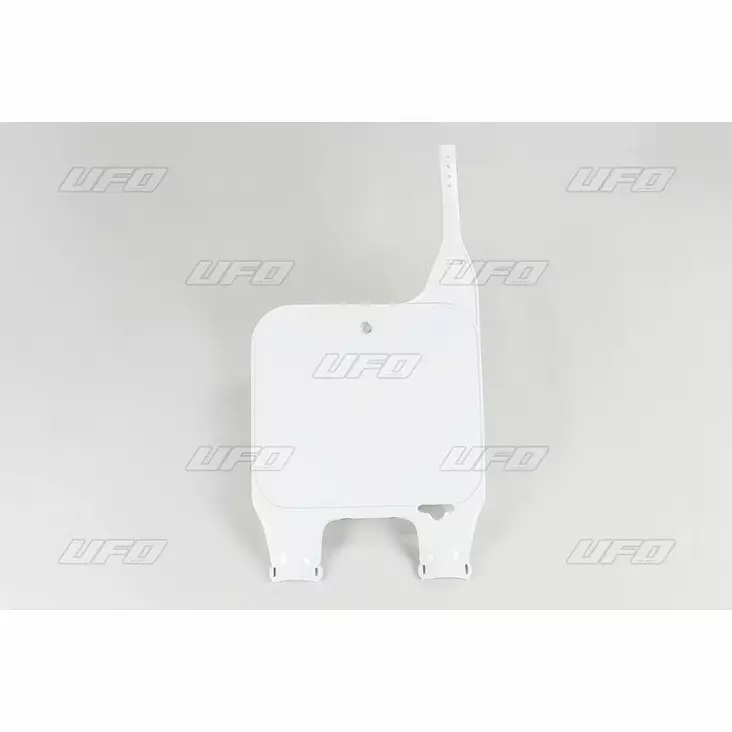 UFO Etunumerokilpi CR125-500 95-99 Valkoinen 041 - Moottoripyörän numerokilvet - D219034 - 1