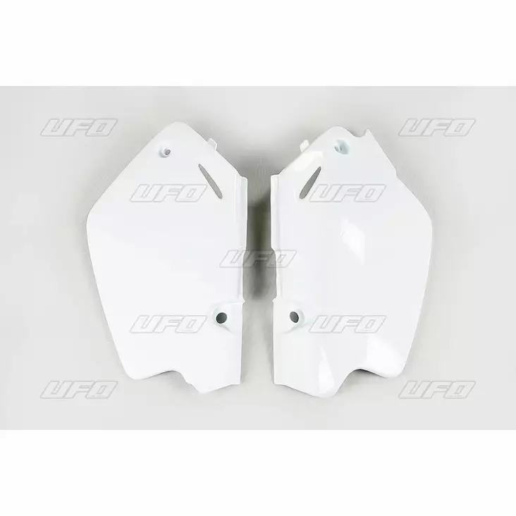 UFO Sivunumerokilvet CR80 96-02 Valkoinen 041 - Moottoripyörän numerokilvet - D219314 - 1