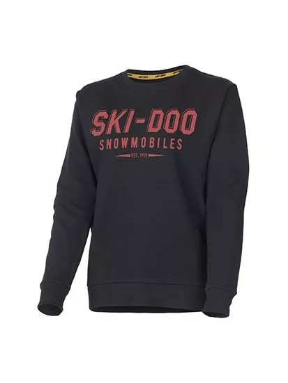 Women's Ski-Doo Vintage Crew Sweatshirt Black - Ski-Doo Vapaa-aika - 136034 - 1