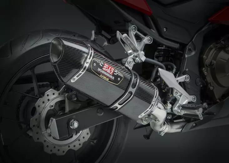 Yoshimura Slip-On Honda Cbr500R 2016-18 / Cb500F 2016-17 Signature R-77 So Ss-Cf - Moottoripyörän äänenvaimentimet - D334184 - 1