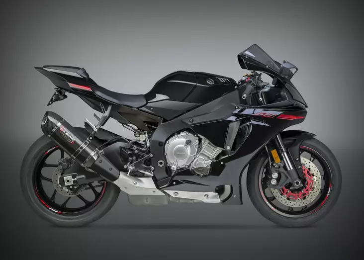 Yoshimura Slip-On Yamaha Yzf-R1/M/S 2015-19 Signature Alpha So Ss-Cf-Cf - Moottoripyörän äänenvaimentimet - D334214 - 1