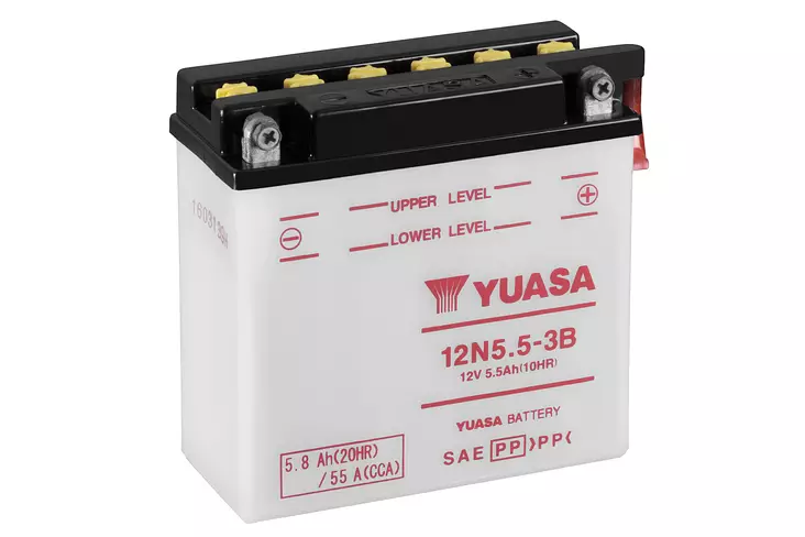 Yuasa akku 12N5.5-3B (cp) Happopatruuna mukana (4) - Akut - D734 - 1