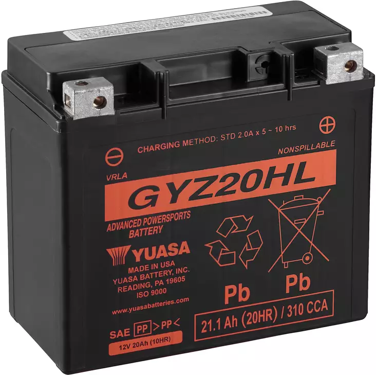 Yuasa akku GYZ20HL (wc) - Akut - D270304 - 1