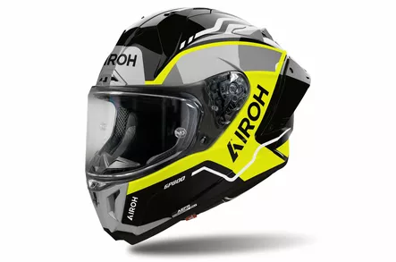 AIROH kypärä GP 800 Lane keltainen Fluo kiiltävä - Umpikypärät - D559265 - 1