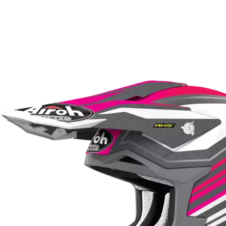 Airoh Strycker Lippa Shaded pinkki matta - Offroad kypärien lipat - D388675 - 1