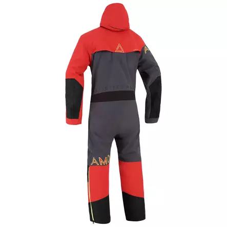 AMOQ Eclipse V2 Haalari 20K Dk Grey/Red/HiVis - Kelkkailuhaalarit / Mono Suits - D473885 - 2