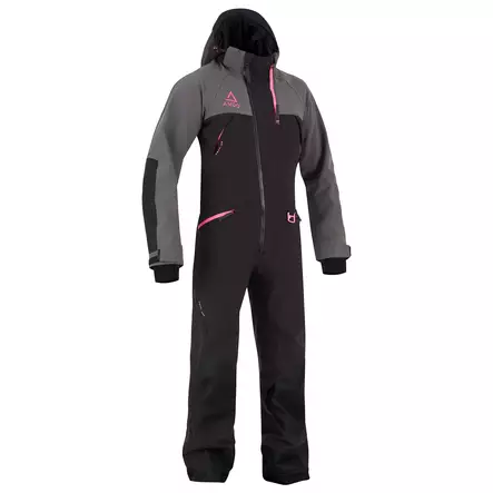 AMOQ Flex Womens Haalari Musta/Harmaa/Pinkki - Kelkkailuhaalarit / Mono Suits - D473895 - 1