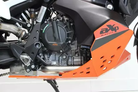 AXP Adventure Skid Plate HDPE 8mm Orange KTM 790/890 ADVENTURE/R - Moottoripyörän pohjapanssarit - D334485 - 2