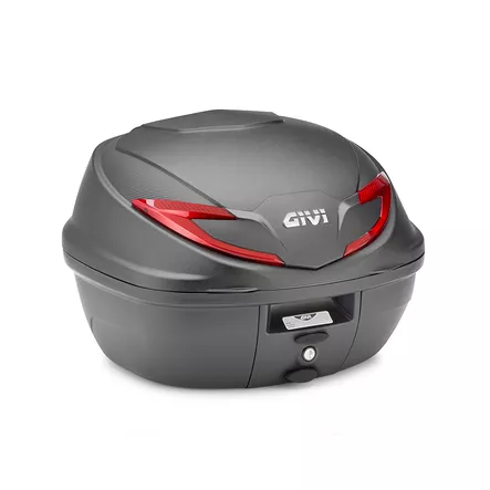 Givi B39 Monolock 39lt musta pun.heij. - Moottoripyörän kovat laukut - D540625 - 1