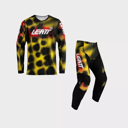 Leatt Ride Kit 3.5 Jr Leopard Keltainen - Motocross paidat MX - D554965 - 1