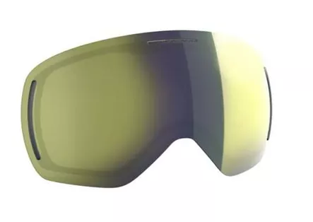 Scott Repl Lens LCG Evo w/ Case enhancer yellow chrome - Kelkkailu ajolasit & linssit - 146575 - 1