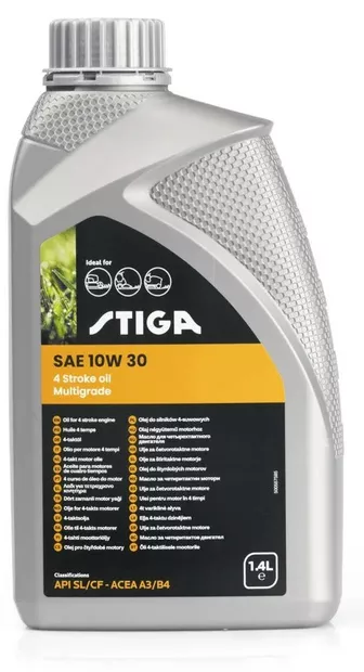 STIGA RUOHONLEIKKURIÖLJY SAE10W-30 1,4L - Stiga Öljyt - 56915 - 1