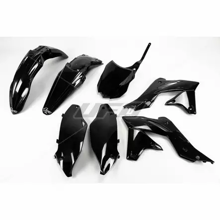 UFO Muovisarja 5-osainen KXF250 14-16 musta 001 - Moottoripyörän muovisarjat - D223775 - 1