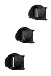 Alpinestars Buckle receiver Tech 10 8 7 3 2 musta - Offroad ajosaappaiden varaosat - D208935 - 1