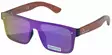 AMOQ Burst Aurinkolasit PLRZD Puu-Lila punainen peili - Aurinkolasit - D509855 - 1