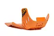 AXP Xtrem HDPE Skid Plate Orange KTM 450SXF/450XCF 23- - Moottoripyörän pohjapanssarit - D474135 - 1